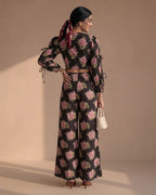 Black Floral Cotton Co-ords