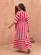 RUBY RIBBON MAXI DRESS