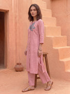 THE ROSE CHECKMATE KURTA SET