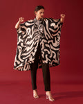 Ebony Abstract Tale kurta set Set