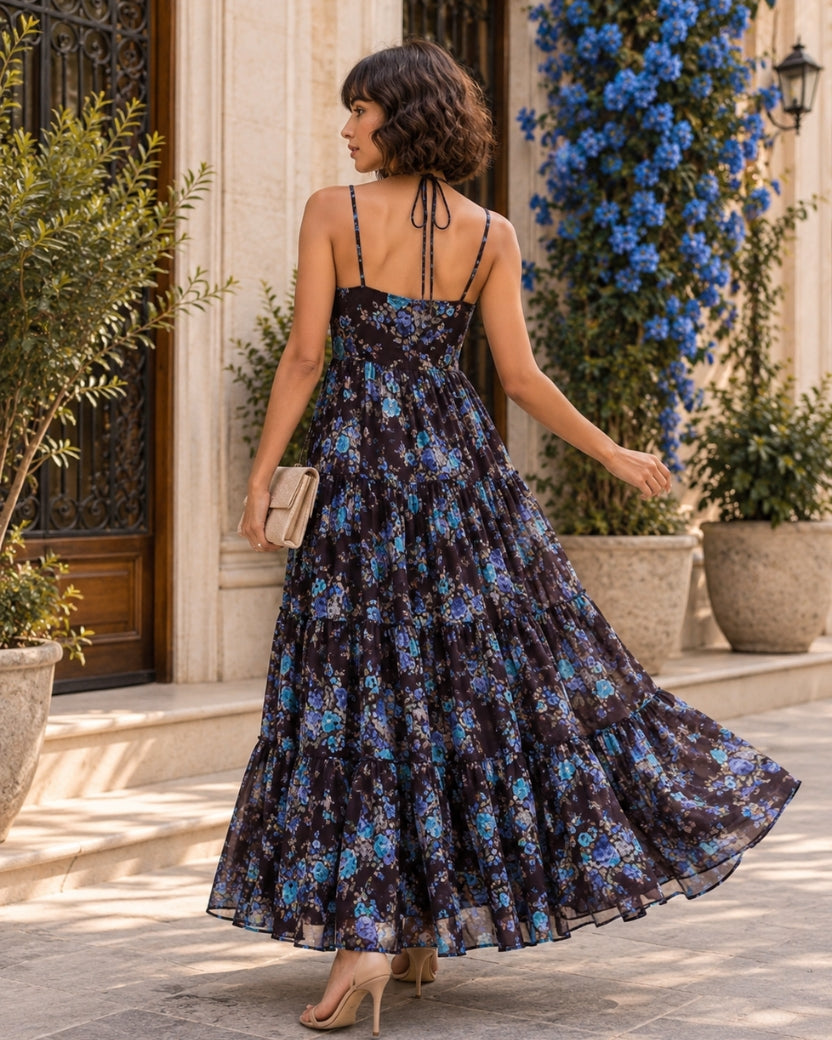 TWILIGHT FLORAL DRESS