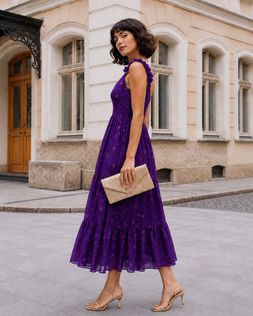 VIOLET CLOVER DRESS