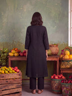 THE CHARCOAL CLASSIC KURTA SET