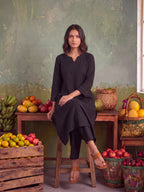 THE CHARCOAL CLASSIC KURTA SET
