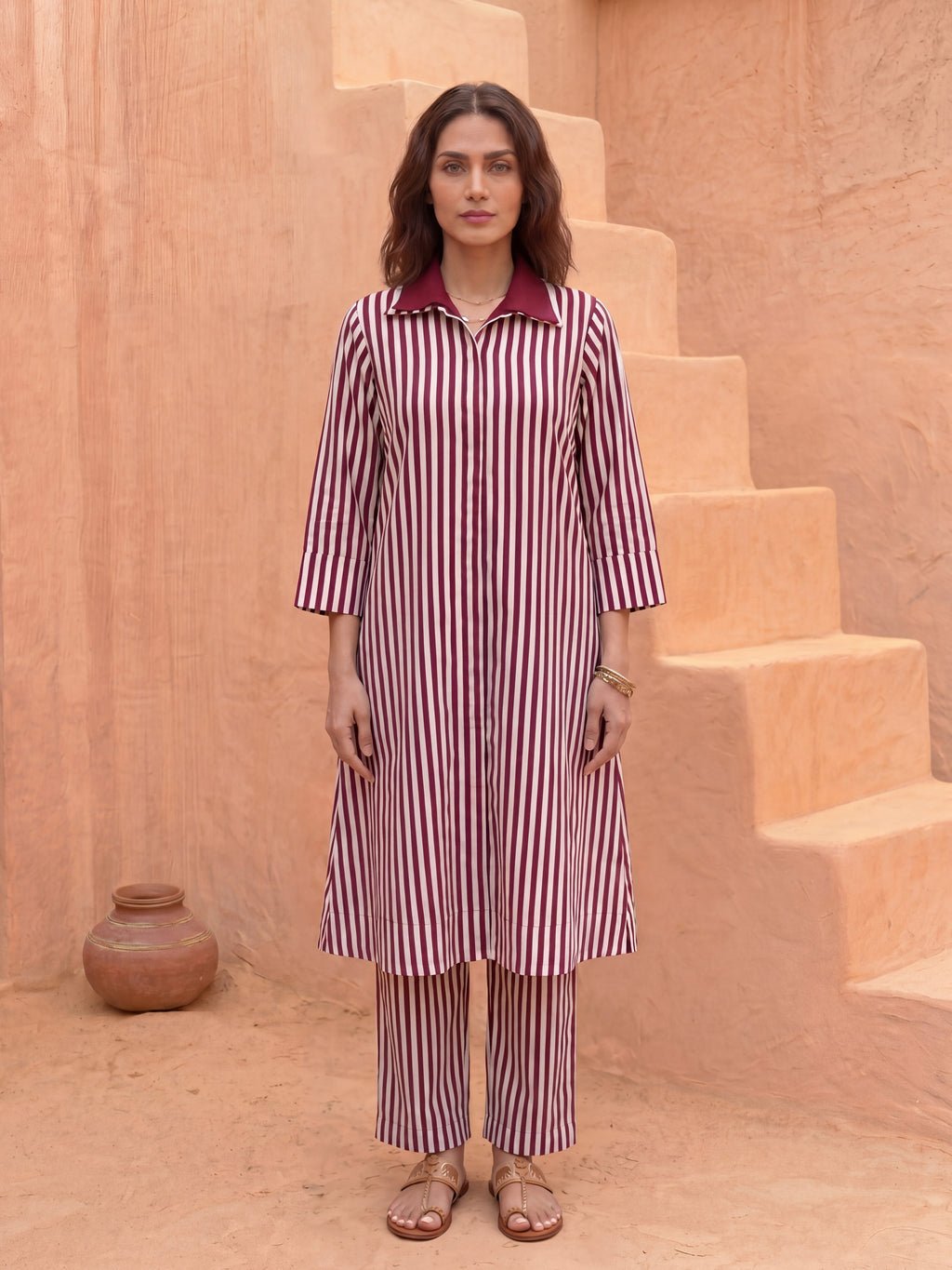 BLACK WITH STRIPES EMBLASHED
