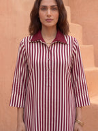 BLACK WITH STRIPES EMBLASHED