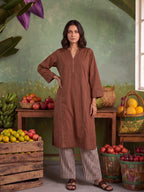 AMBER & STRIPE  KURTA SET