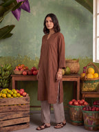 AMBER & STRIPE  KURTA SET