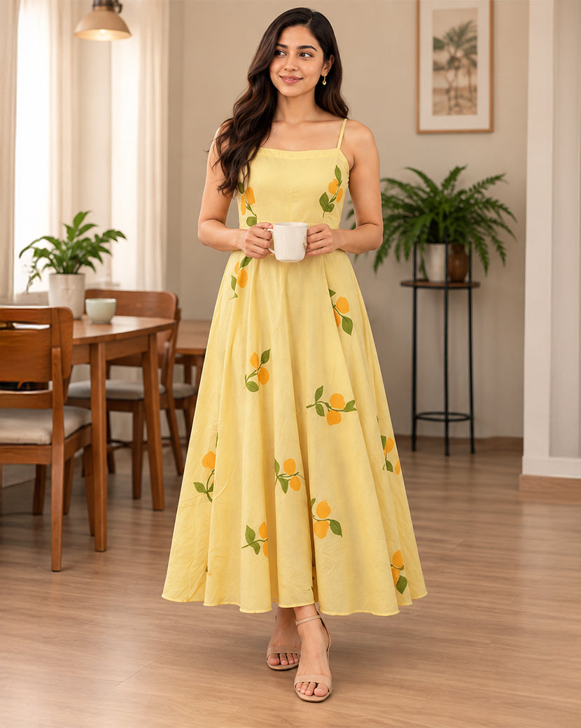 SUNFLOWER MAXI DRESS