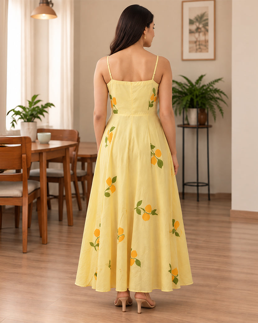 SUNFLOWER MAXI DRESS