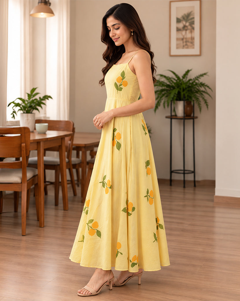 SUNFLOWER MAXI DRESS