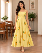 SUNFLOWER MAXI DRESS