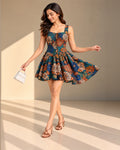 FLOWER MINI DRESS