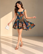 FLOWER MINI DRESS