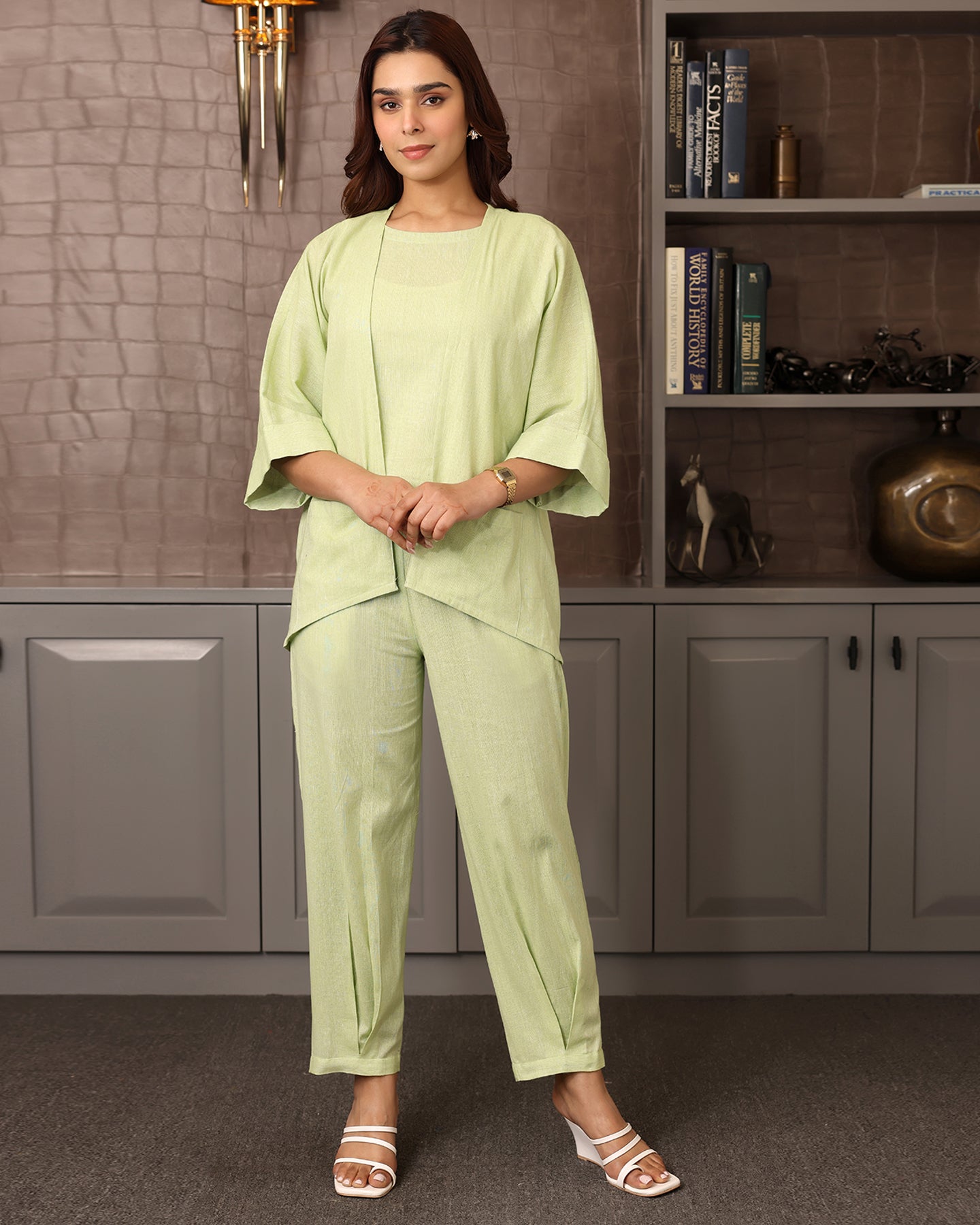 MINT GREEN JACKET CO-ORD SET