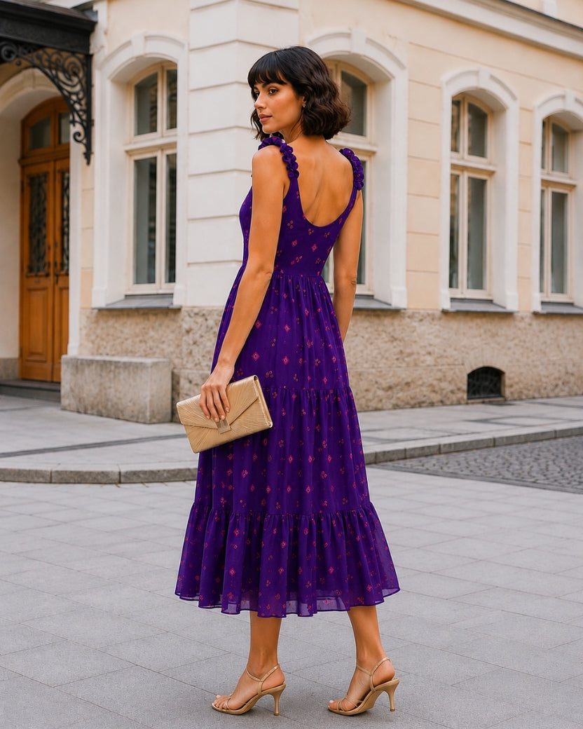 VIOLET CLOVER DRESS