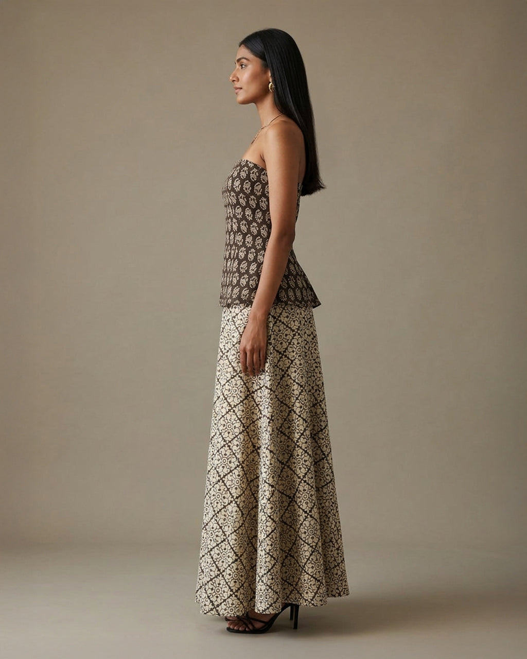 Black Buti Tube Co-ord
