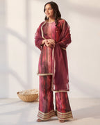Magenta Gota Work Suit Set