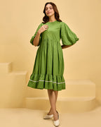 MOSS GREEN DRESS