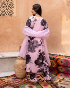 Mauve Pink Floral Suit Set