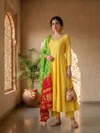 Sunlit Radiance Anarkali Suit Set