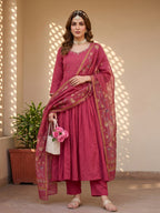 THE ROSE ROYAL ANARKALI SUIT SET