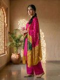 THE FUCHSIA BANDHANI BLOOM SUIT SET