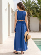 THE AZURE BREEZE MAXI DRESS