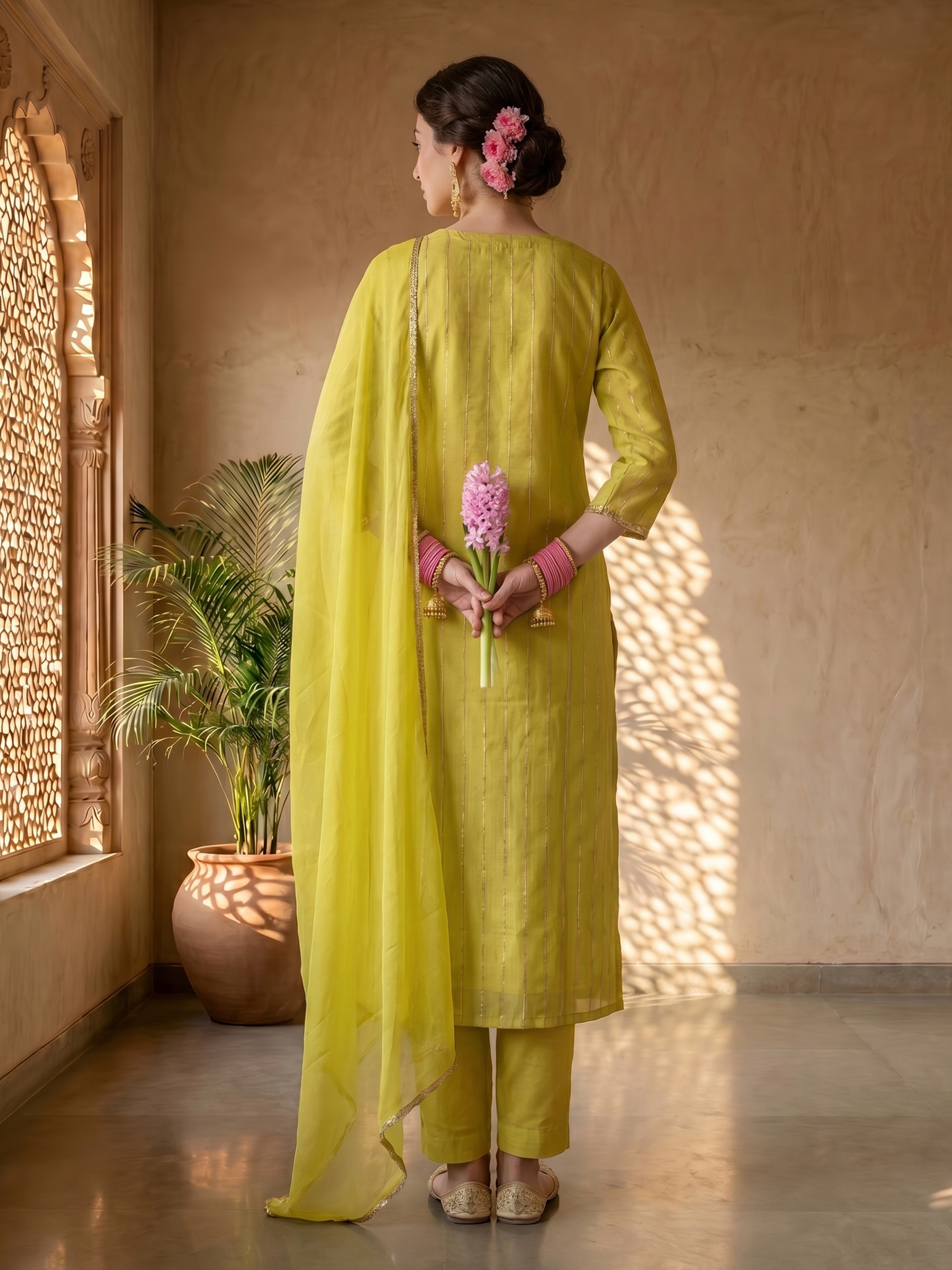 THE LIME REGALIA SUIT SET