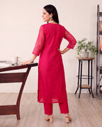 RANI SCALLOP KURTA SET
