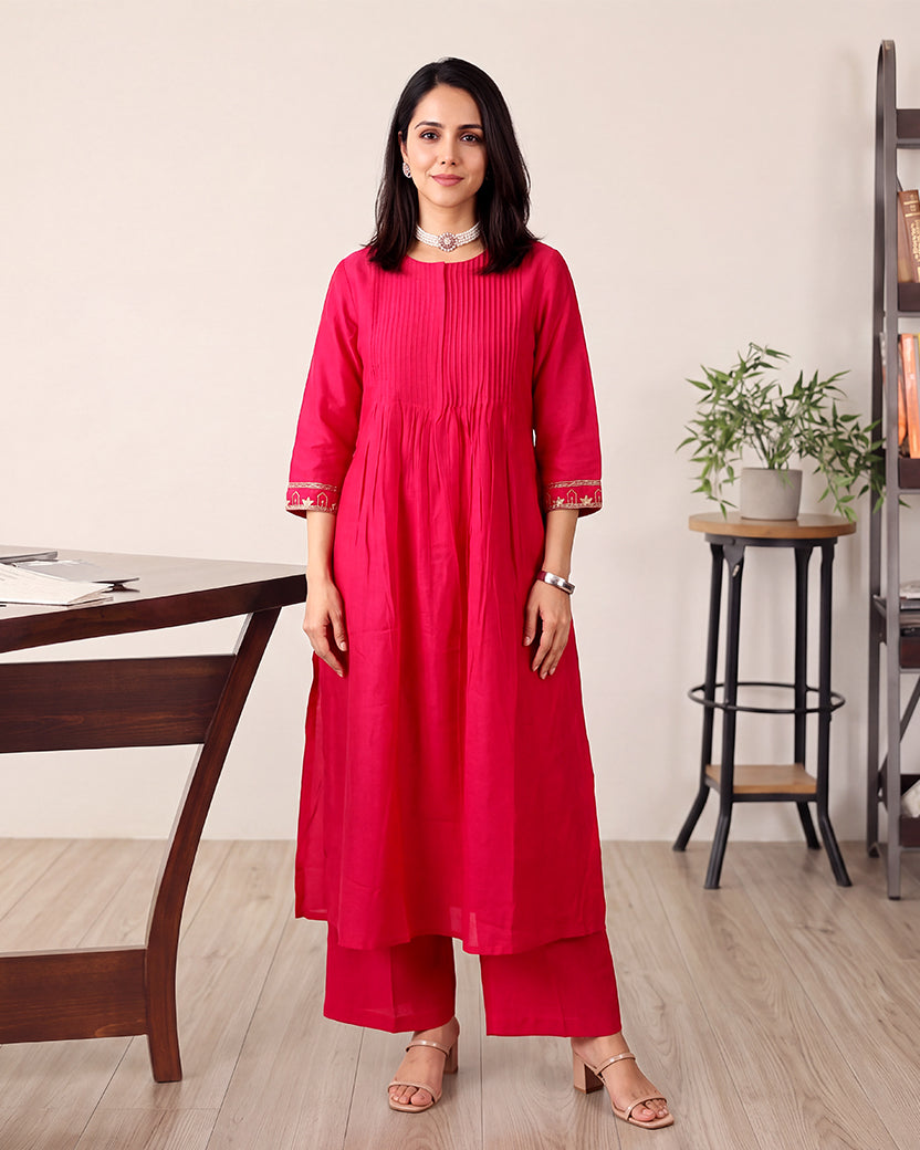FLOURISH CHANDERI SET