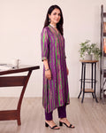 PURPLE STRIPED SET