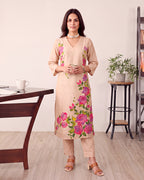 BEIGE MULTICOLOUR FLOWER SET