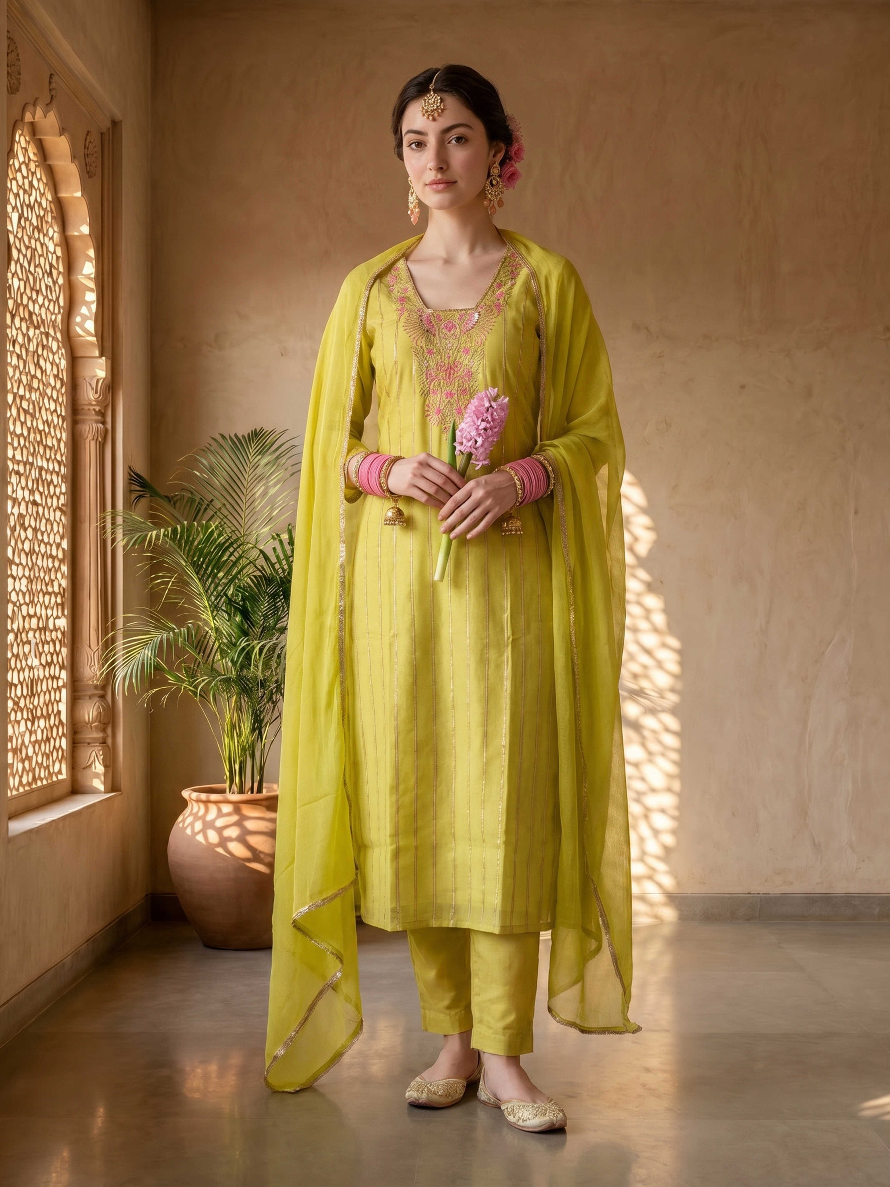 THE LIME REGALIA SUIT SET