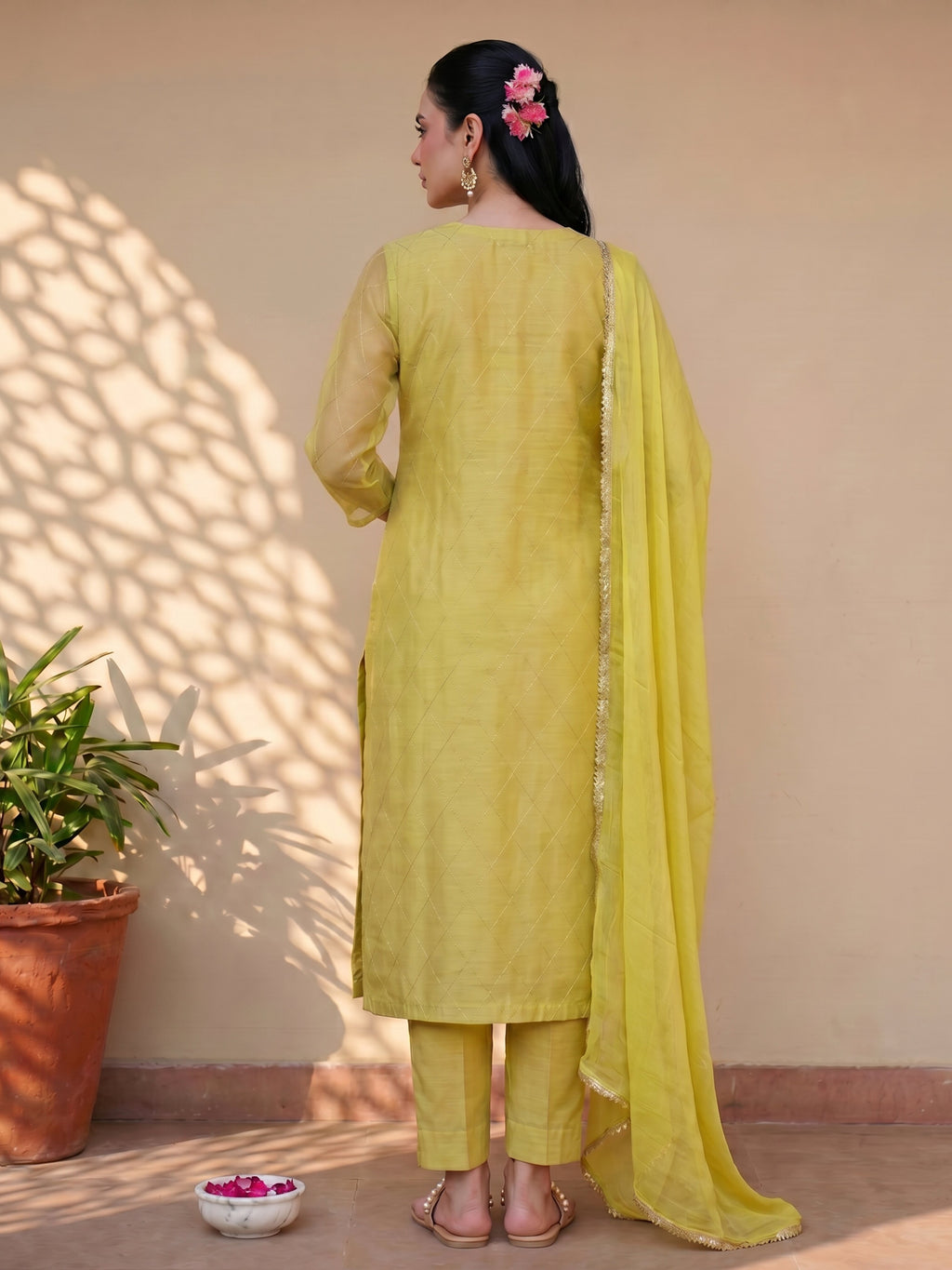 THE CITRINE BLOOM KURTA SET
