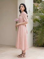 THE BLUSH HEIRLOOM MIDI DRESS