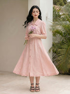 THE BLUSH HEIRLOOM MIDI DRESS