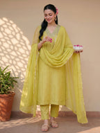 THE LIME REGALIA SUIT SET