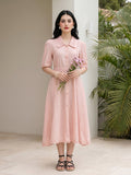 THE BLUSH HEIRLOOM MIDI DRESS