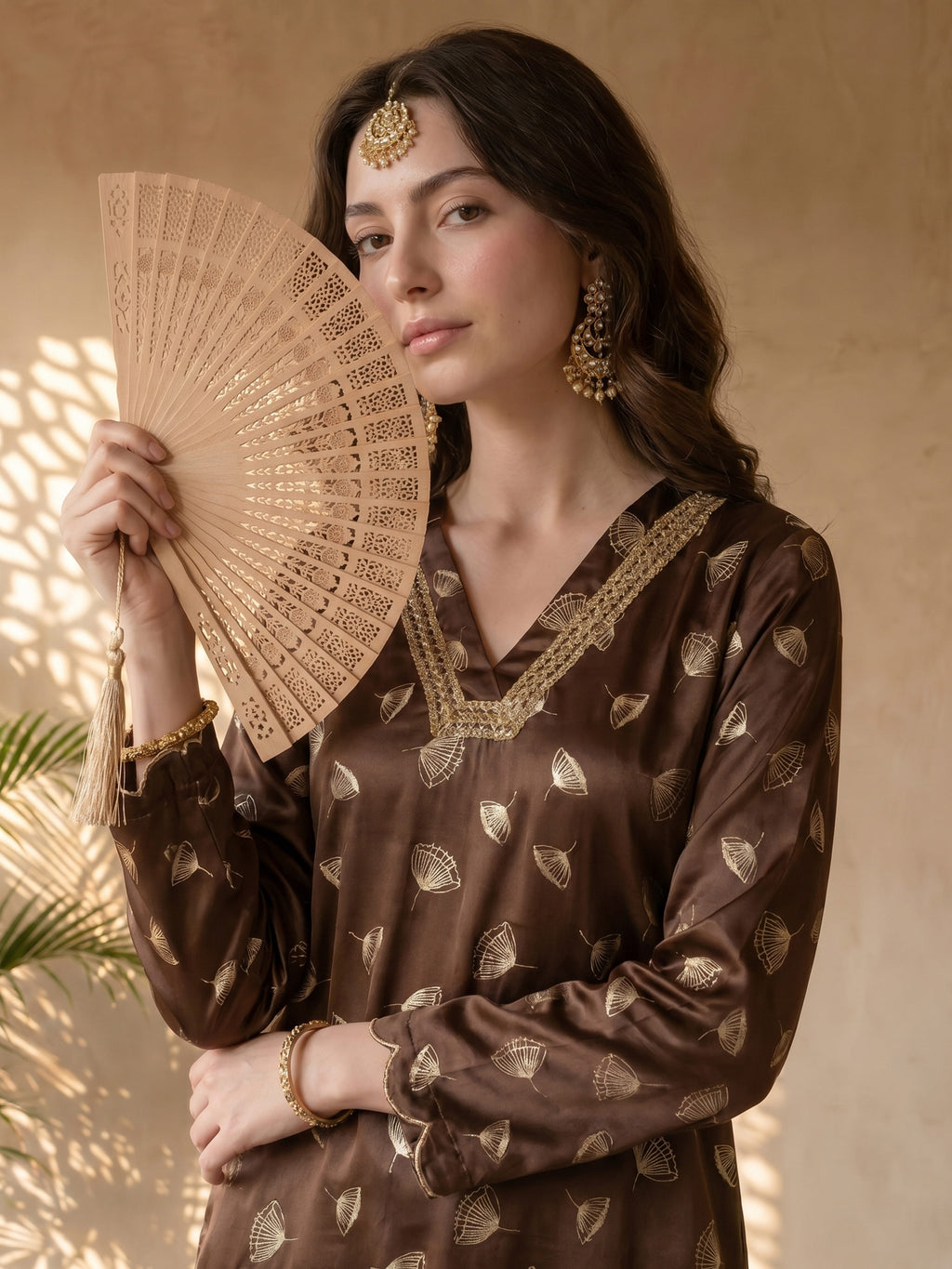 THE BRONZE BLOOM KURTA SET