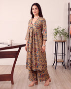 BEIGE FLOWER SET