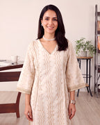 IVORY DESERT KURTA ONLY