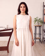VRUSHALI WHITE KURTA SET