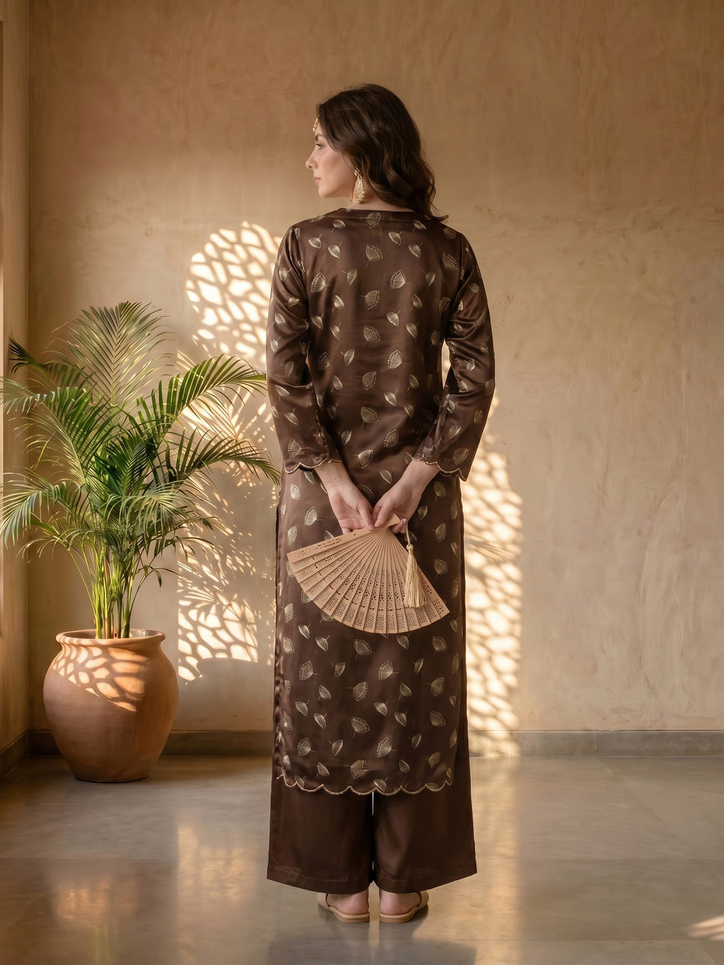 THE BRONZE BLOOM KURTA SET