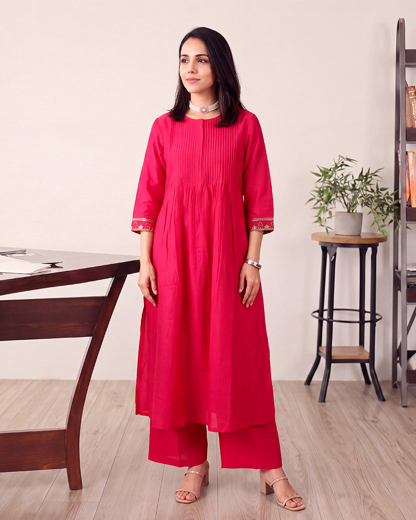 FLOURISH CHANDERI SET