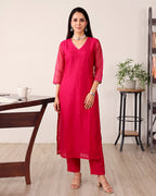 RANI SCALLOP KURTA SET