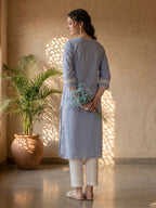 THE POWDER BLUE GRACE KURTA