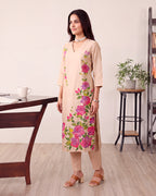 BEIGE MULTICOLOUR FLOWER SET