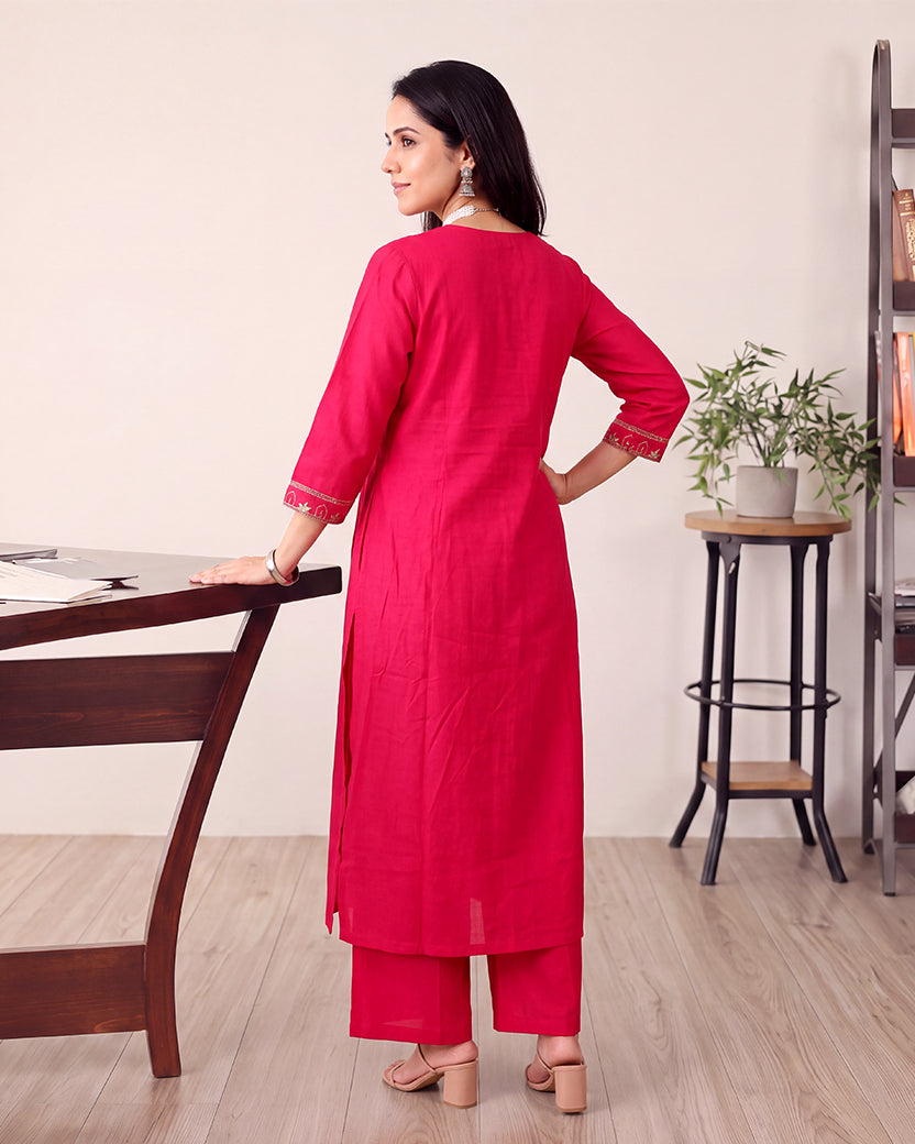 FLOURISH CHANDERI SET
