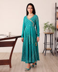 GREN BANDHANI KALIDAAR SET